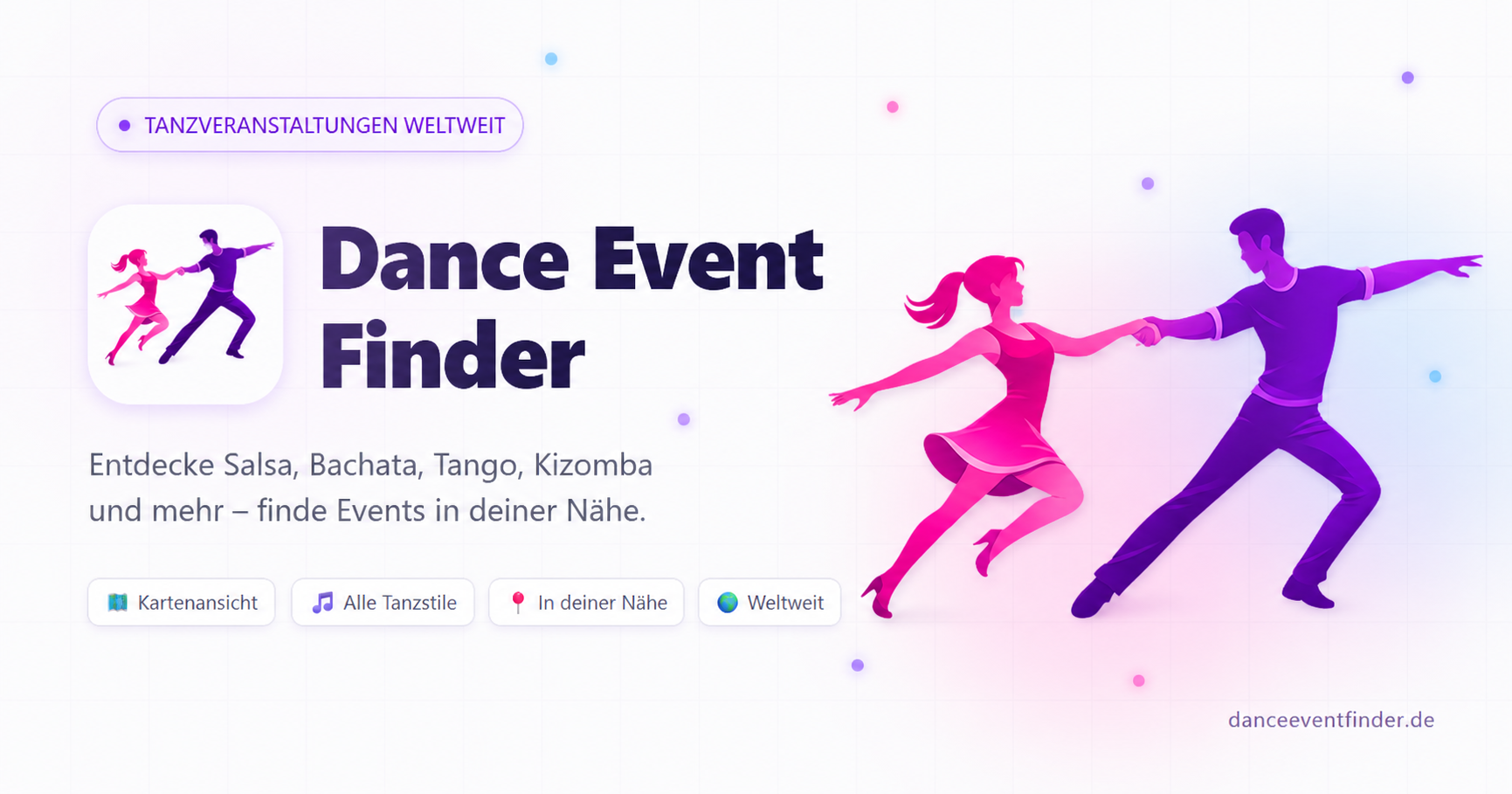 I built a map-first event discovery site for social dancers — now I’m trying to solve the cold s